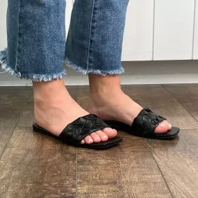 Black Corter Soda Slide Sandal